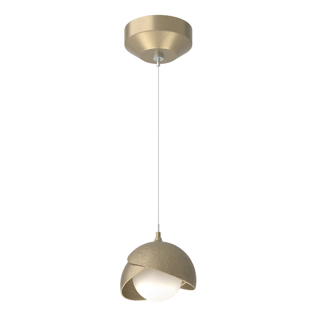 Brooklyn One Light Mini Pendant in Soft Gold - available from The Lighting Shoppe, trusted by Canadian homeowners