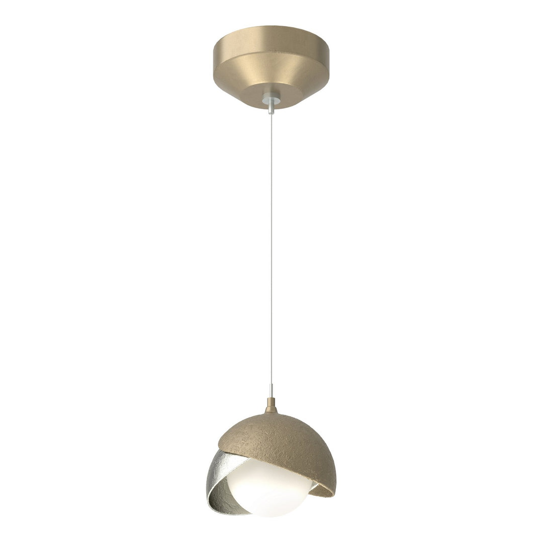 Brooklyn One Light Mini Pendant in Soft Gold - available from The Lighting Shoppe, trusted by Canadian homeowners
