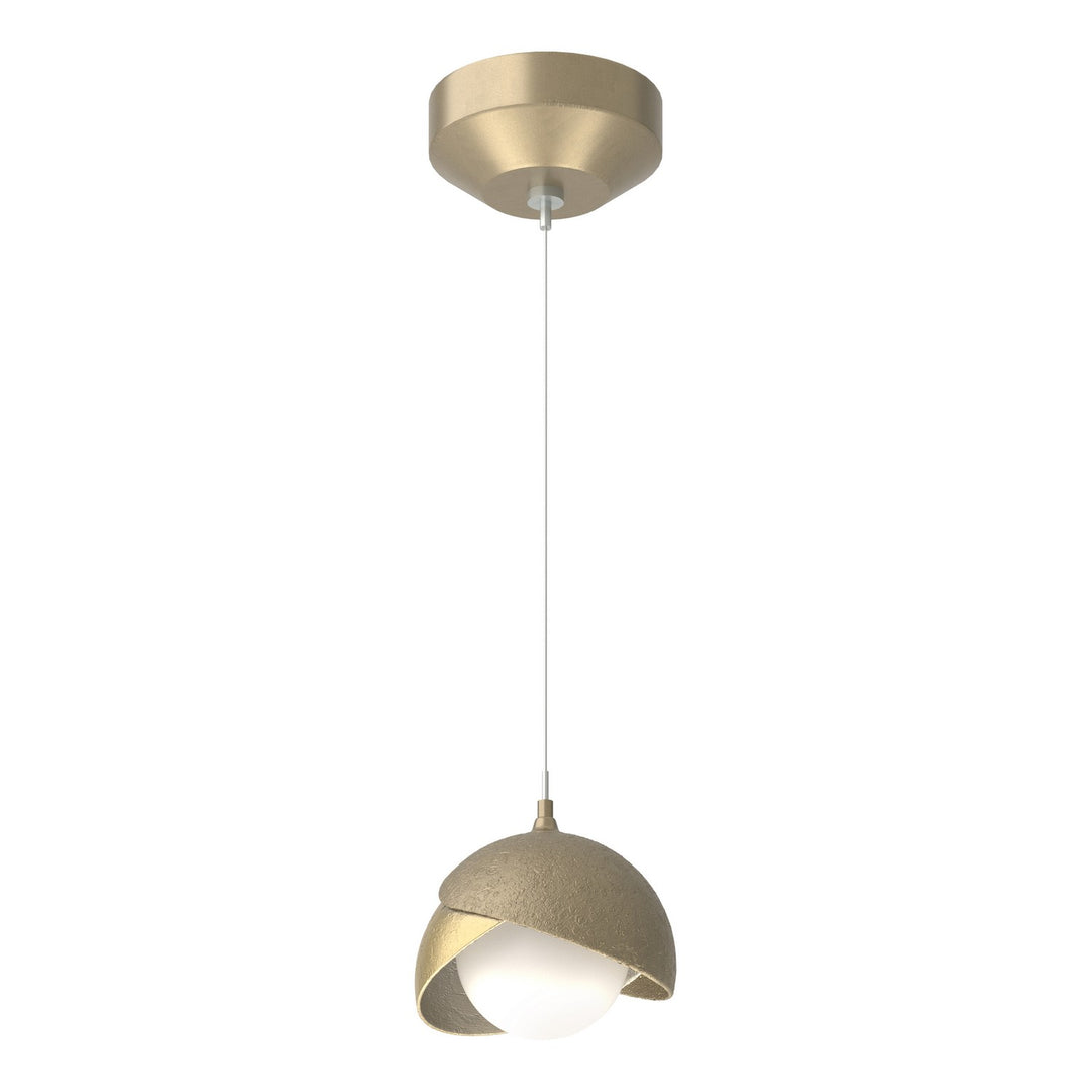 Brooklyn One Light Mini Pendant in Soft Gold - available from The Lighting Shoppe, trusted by Canadian homeowners