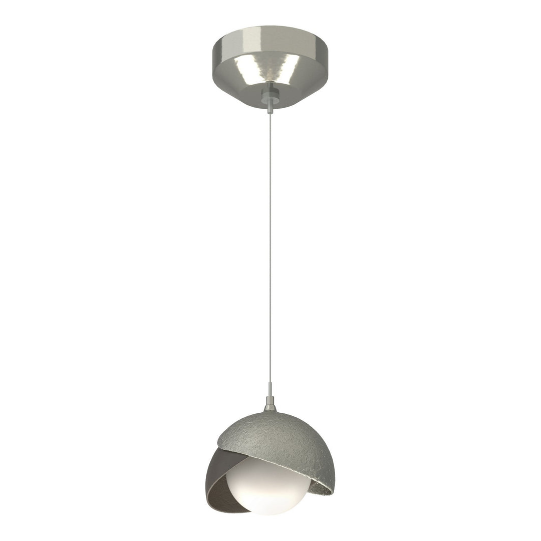 Brooklyn One Light Mini Pendant in Sterling - available from The Lighting Shoppe, trusted by Canadian homeowners