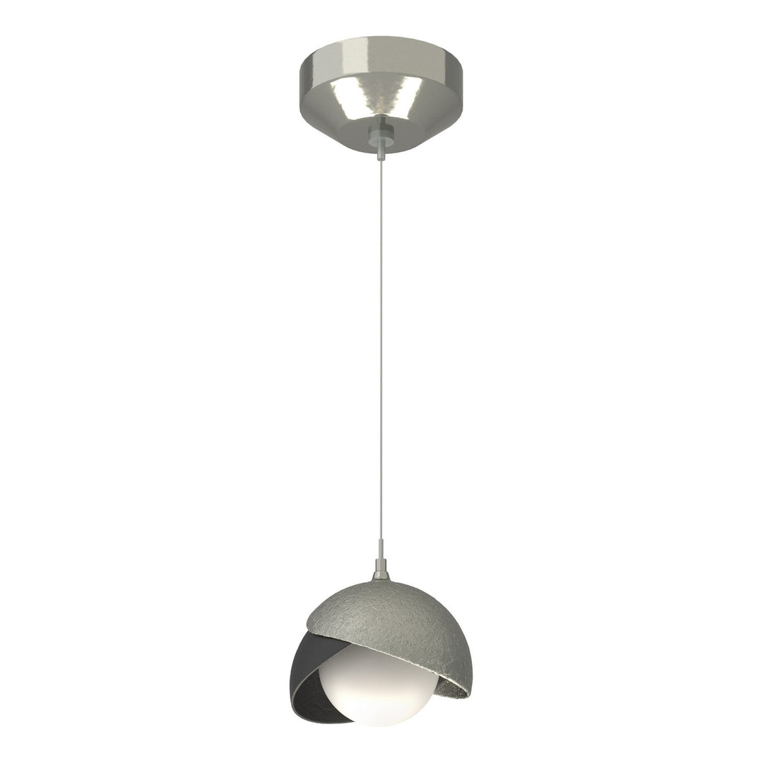 Brooklyn One Light Mini Pendant in Sterling - available from The Lighting Shoppe, trusted by Canadian homeowners