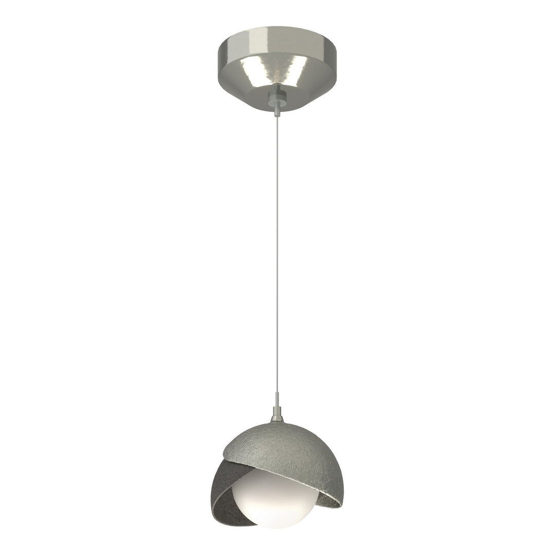 Brooklyn One Light Mini Pendant in Sterling - available from The Lighting Shoppe, trusted by Canadian homeowners
