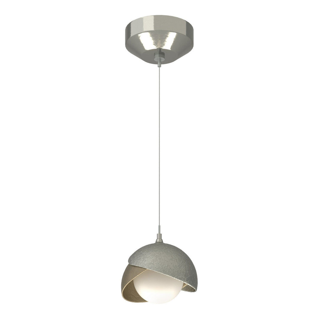 Brooklyn One Light Mini Pendant in Sterling - available from The Lighting Shoppe, trusted by Canadian homeowners