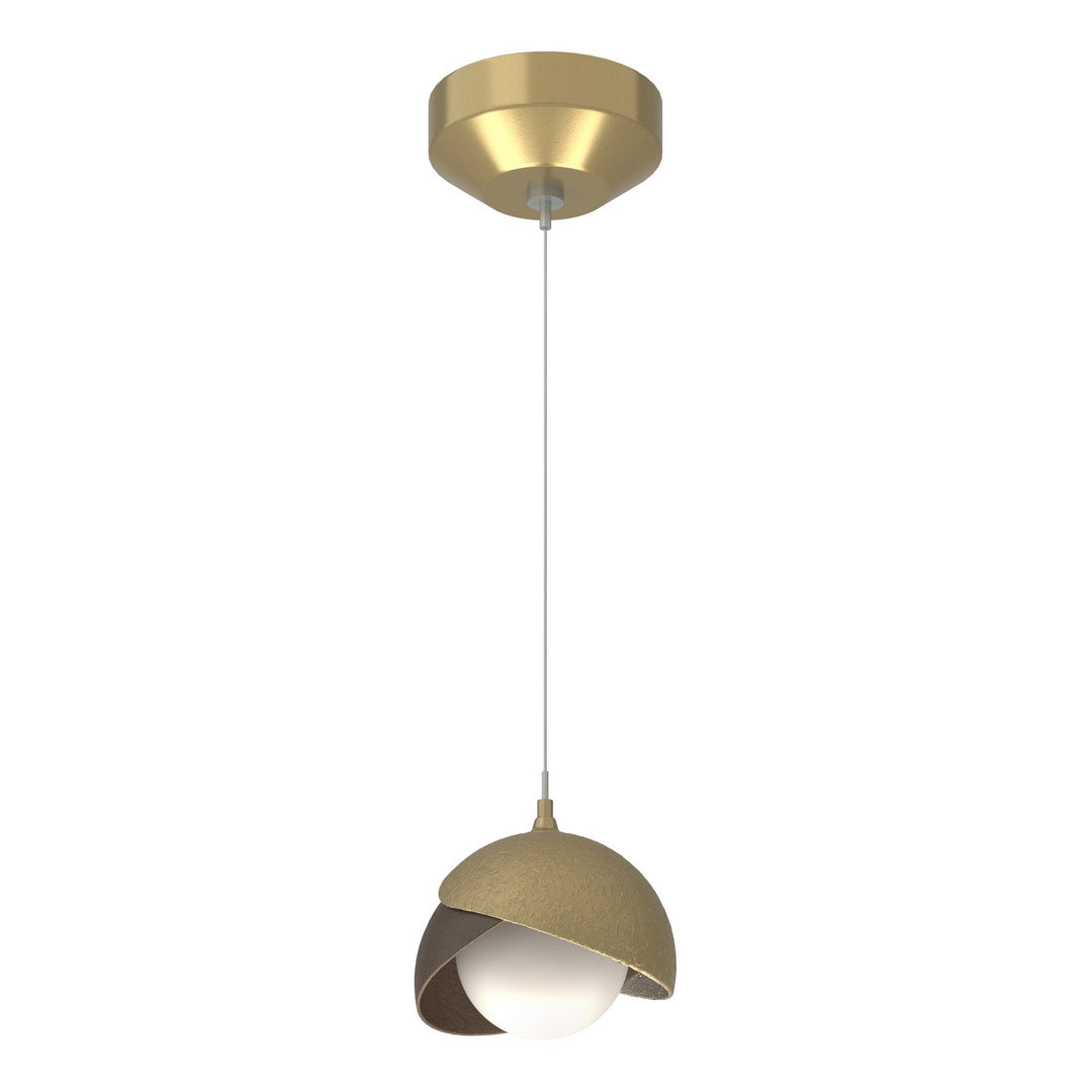 Brooklyn One Light Mini Pendant in Modern Brass - available from The Lighting Shoppe, trusted by Canadian homeowners