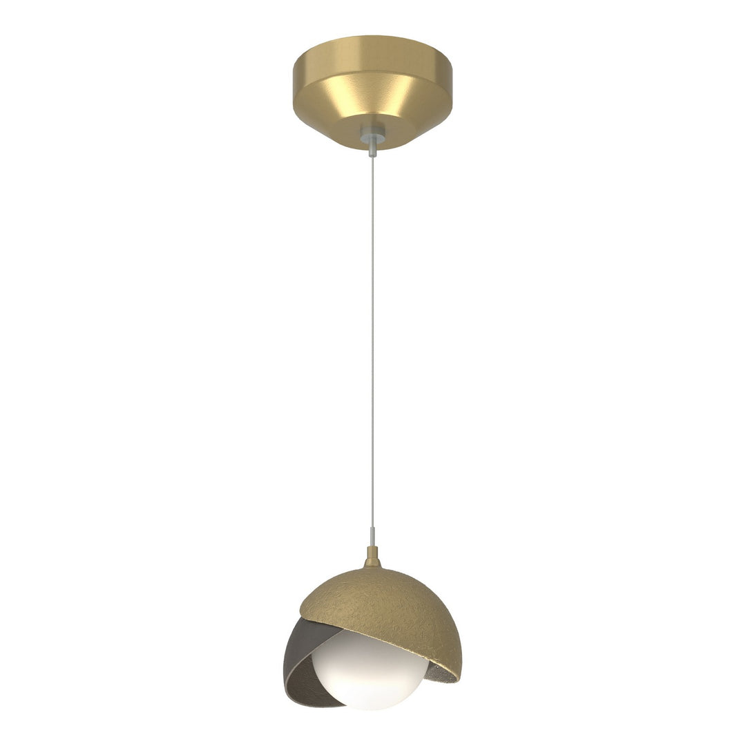 Brooklyn One Light Mini Pendant in Modern Brass - available from The Lighting Shoppe, trusted by Canadian homeowners