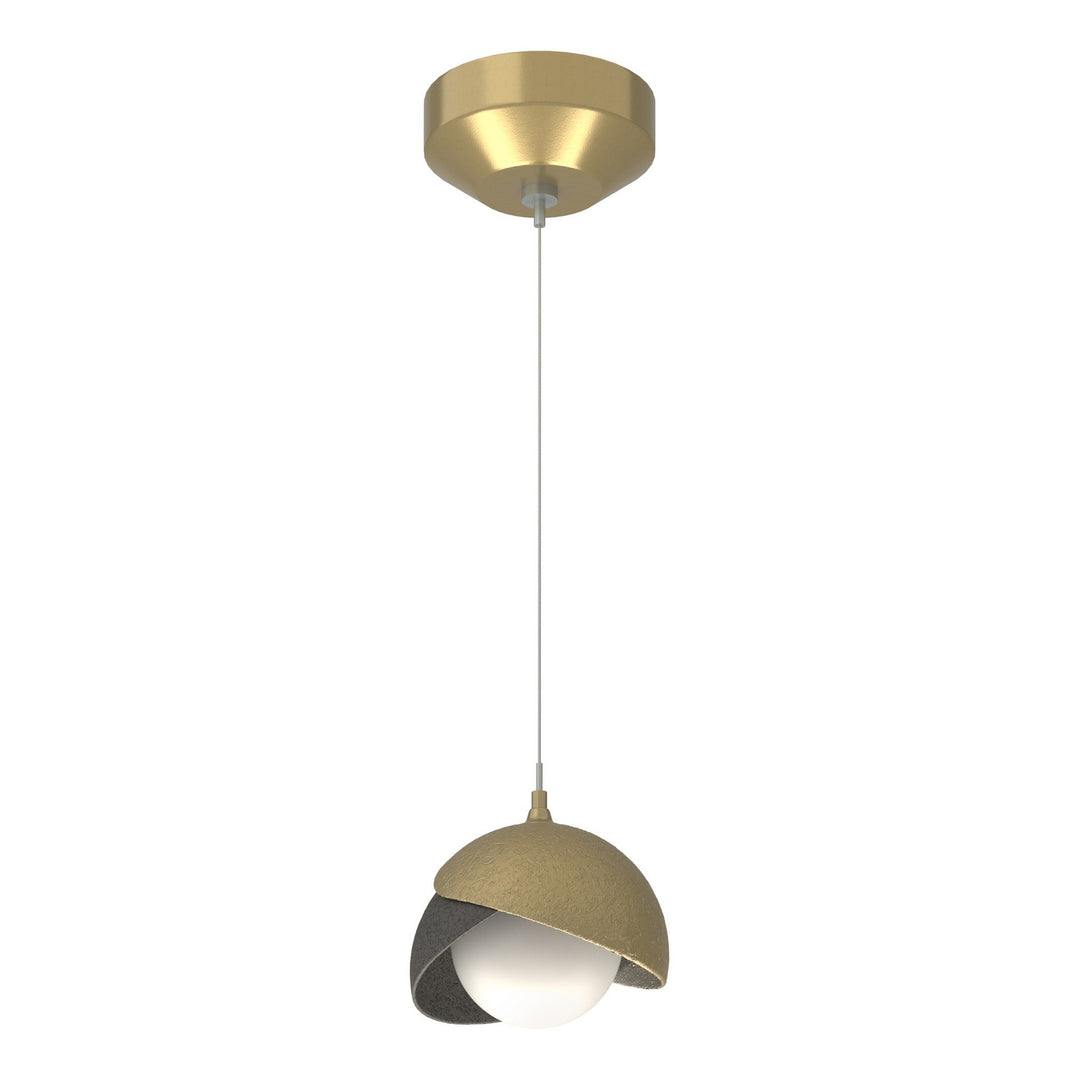 Brooklyn One Light Mini Pendant in Modern Brass - available from The Lighting Shoppe, trusted by Canadian homeowners