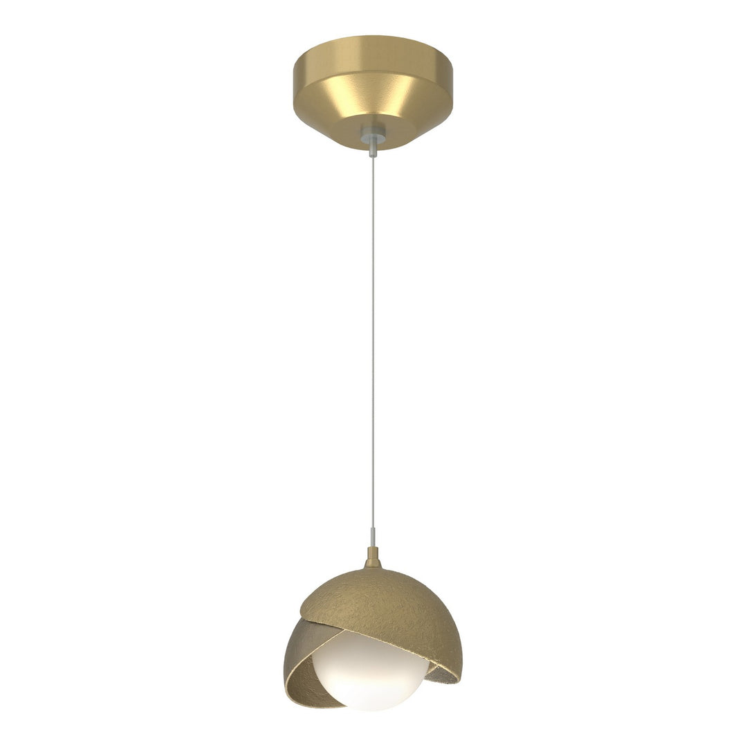 Brooklyn One Light Mini Pendant in Modern Brass - available from The Lighting Shoppe, trusted by Canadian homeowners