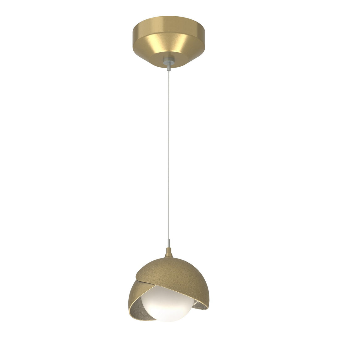 Brooklyn One Light Mini Pendant in Modern Brass - available from The Lighting Shoppe, trusted by Canadian homeowners