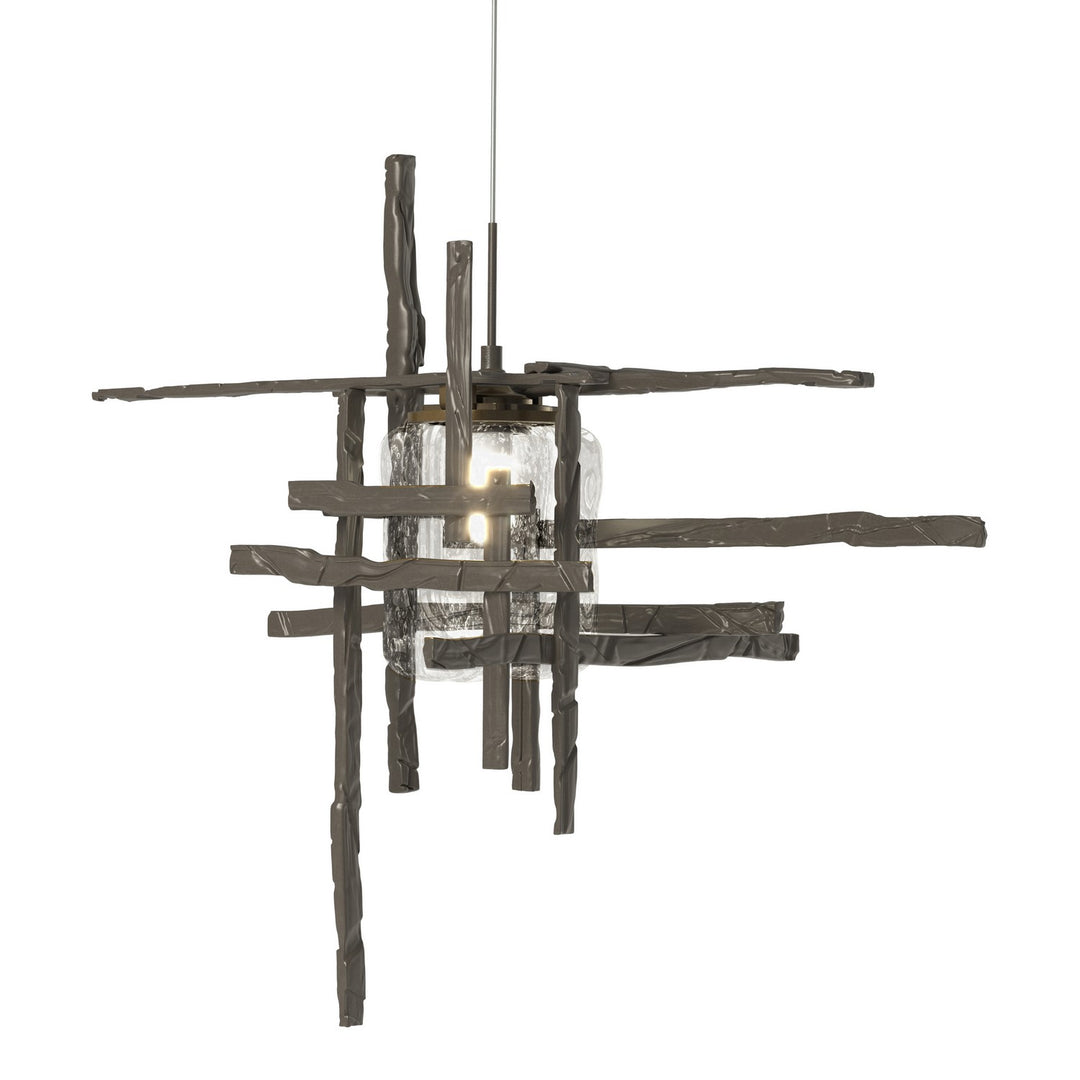 Hubbardton Forge Canada - 161184-SKT-STND-07-II0728 - One Light Mini Pendant - Tura - Dark Smoke