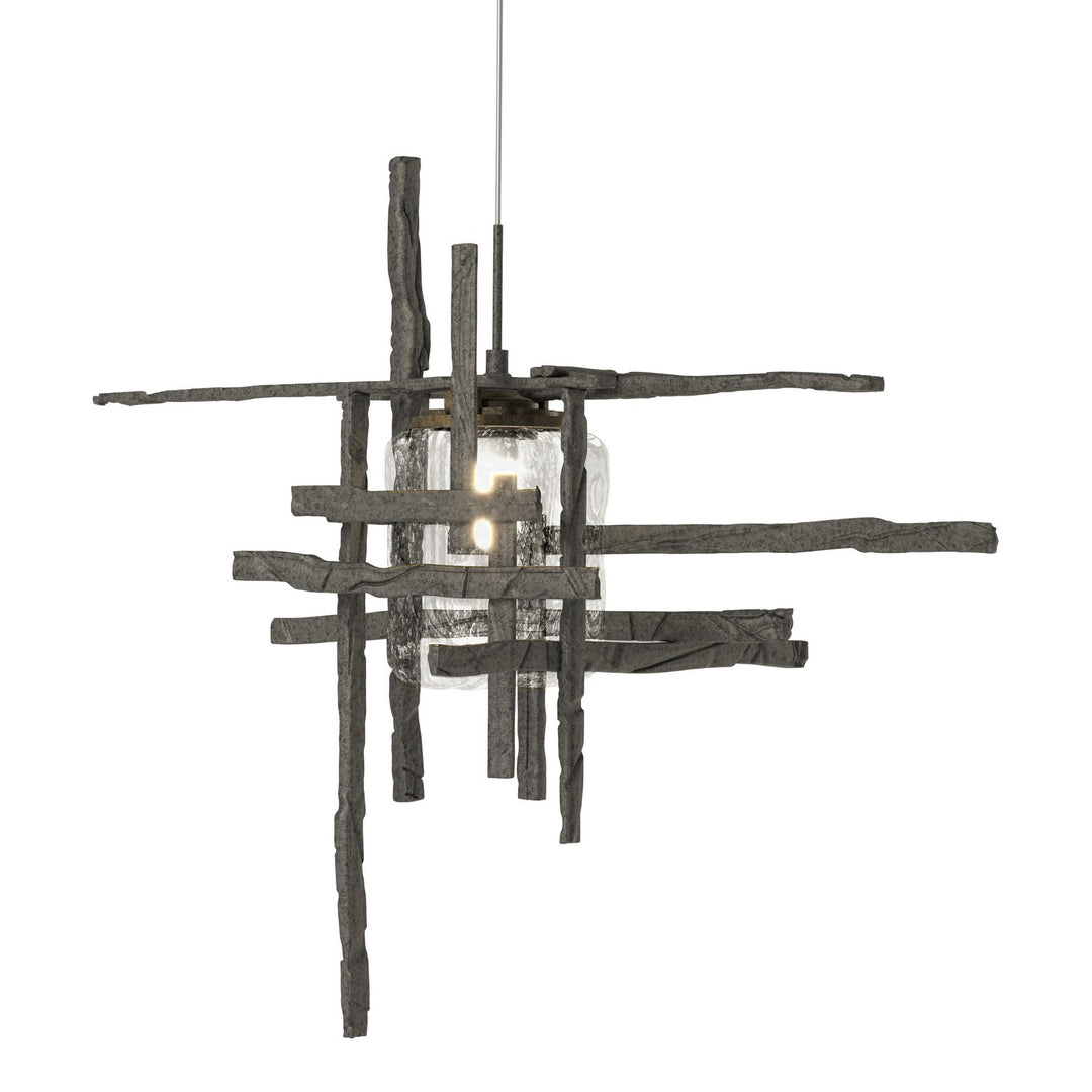 Hubbardton Forge Canada - 161184-SKT-STND-20-II0728 - One Light Mini Pendant - Tura - Natural Iron