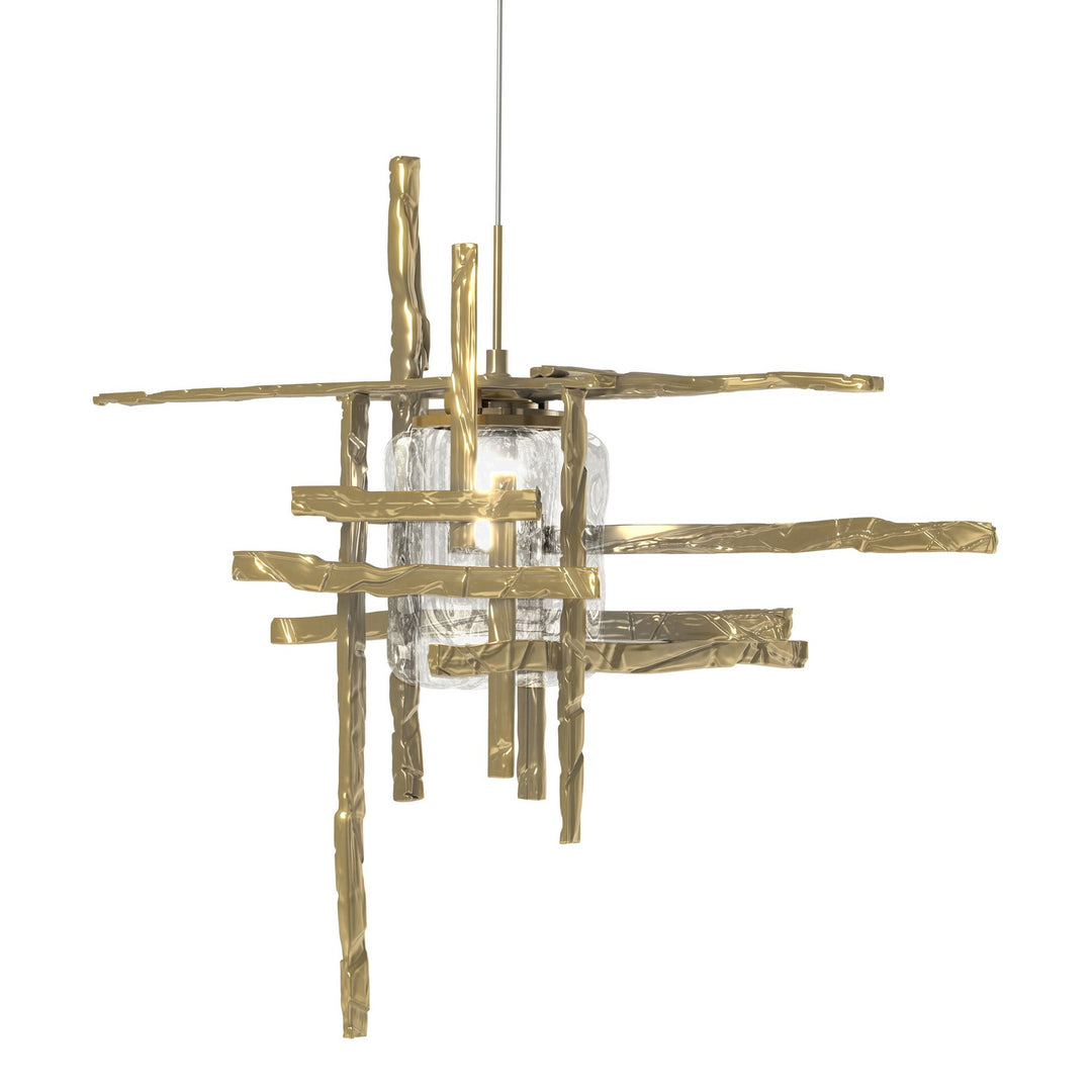 Hubbardton Forge Canada - 161184-SKT-STND-86-II0728 - One Light Mini Pendant - Tura - Modern Brass