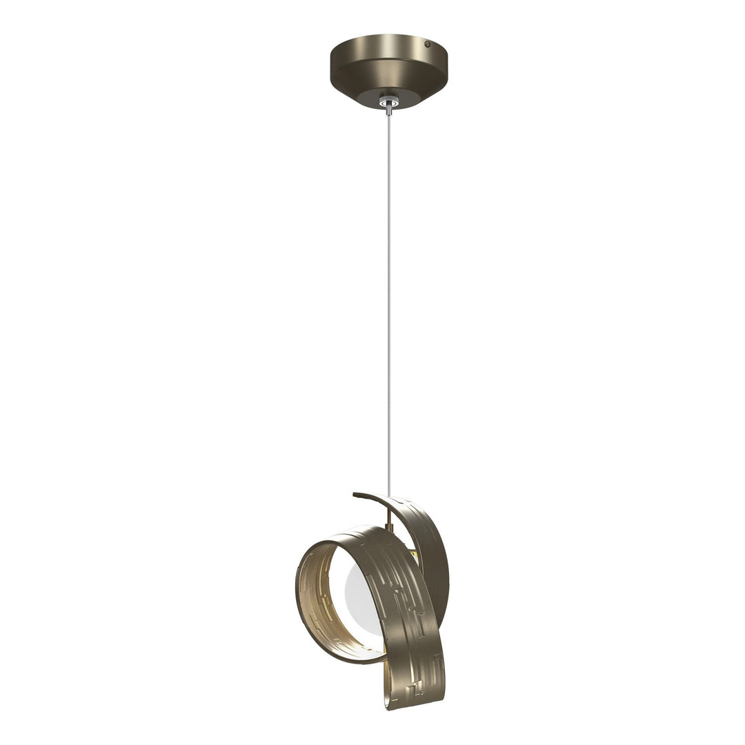 Riza LED Pendant in Soft Gold - available from The Lighting Shoppe, trusted by Canadian homeowners