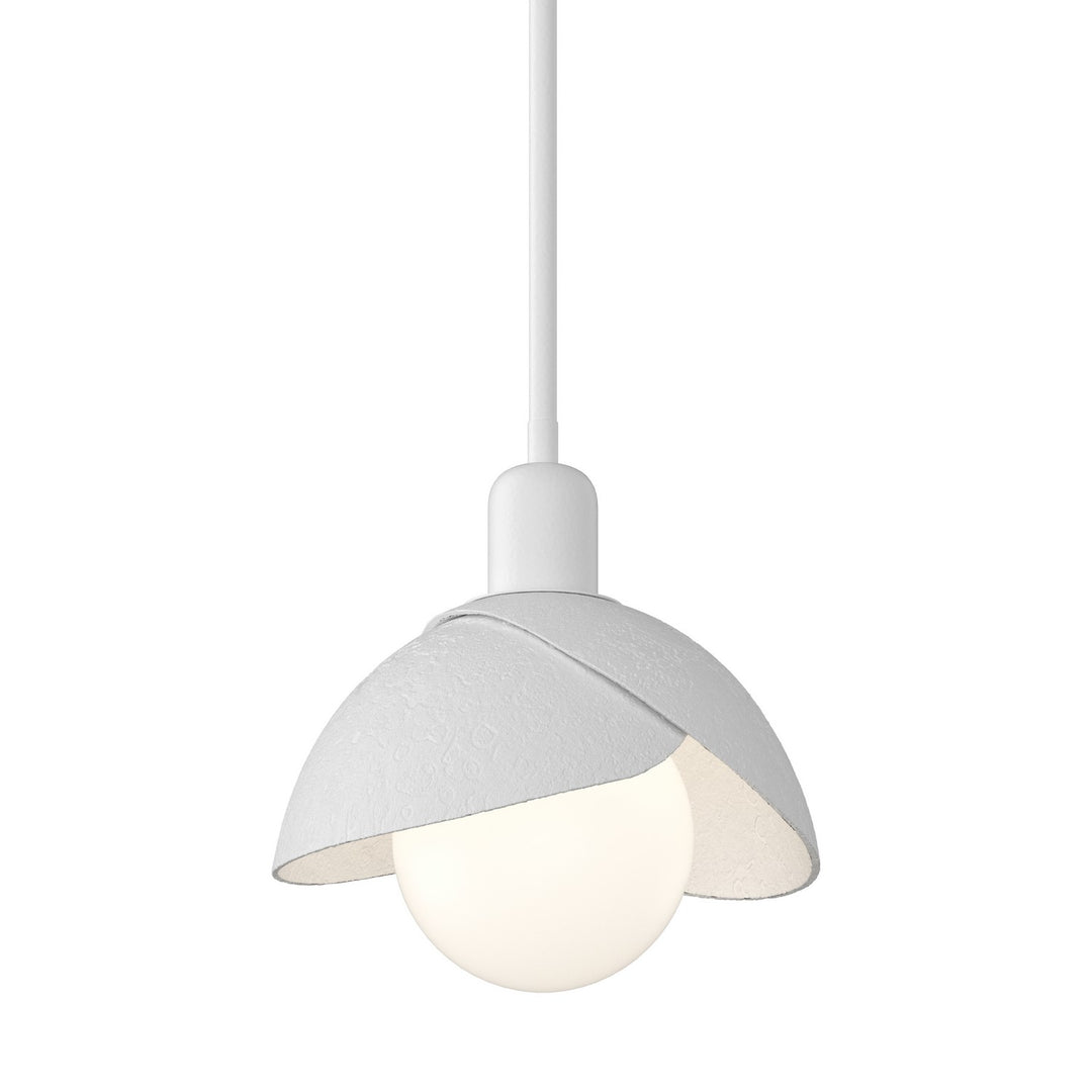 Brooklyn One Light Pendant in White - available from The Lighting Shoppe, trusted by Canadian homeowners