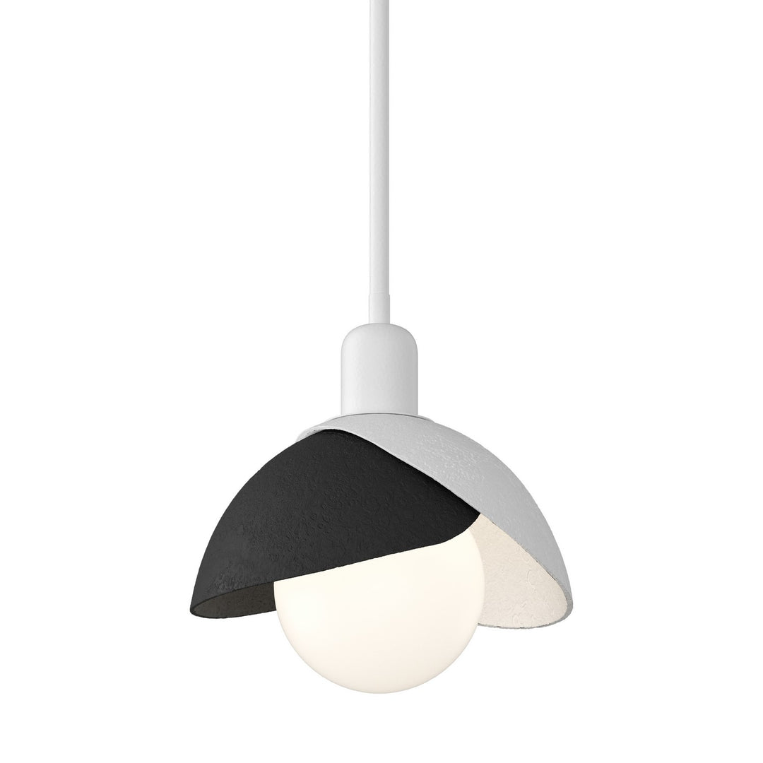 Brooklyn One Light Pendant in White - available from The Lighting Shoppe, trusted by Canadian homeowners