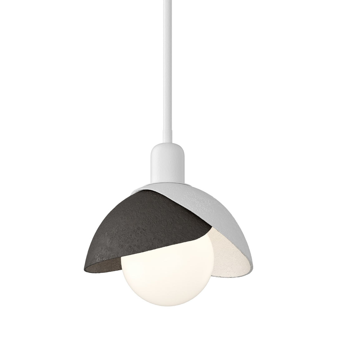 Brooklyn One Light Pendant in White - available from The Lighting Shoppe, trusted by Canadian homeowners