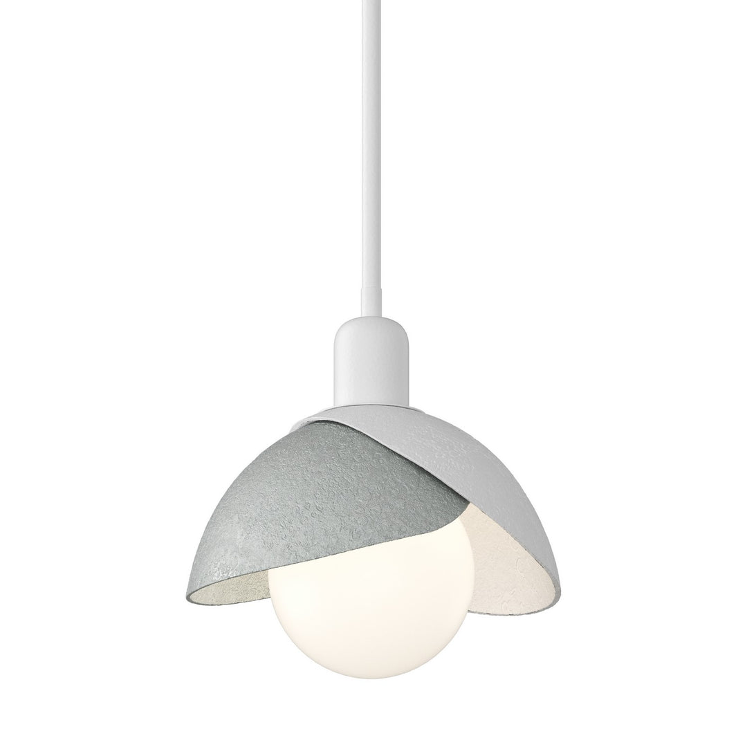 Brooklyn One Light Pendant in White - available from The Lighting Shoppe, trusted by Canadian homeowners