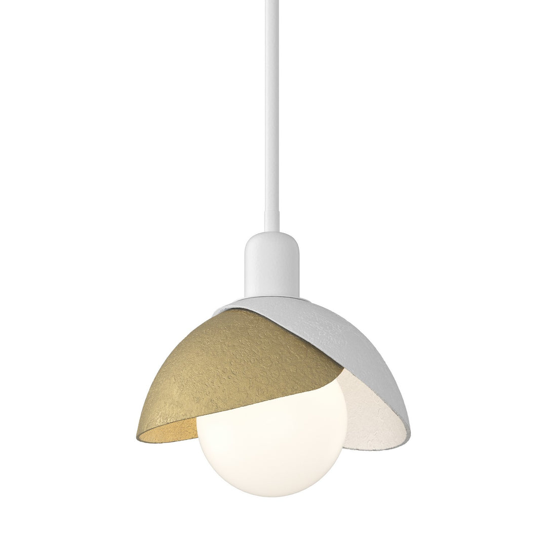 Brooklyn One Light Pendant in White - available from The Lighting Shoppe, trusted by Canadian homeowners
