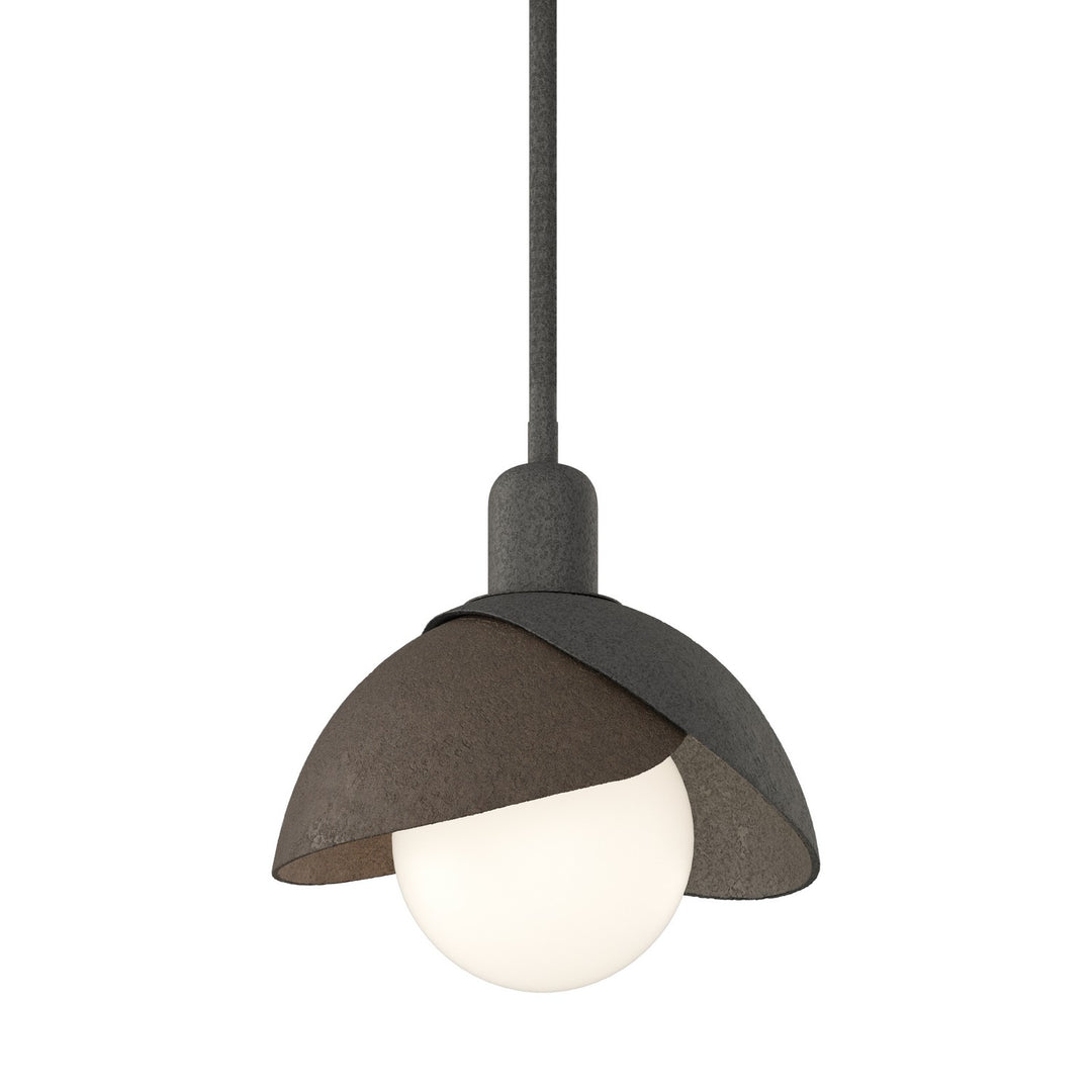Brooklyn One Light Pendant in Natural Iron - available from The Lighting Shoppe, trusted by Canadian homeowners