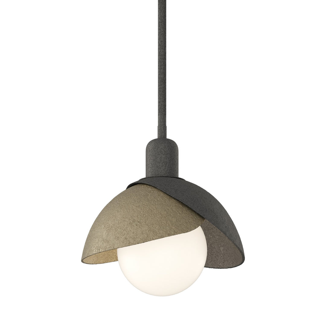 Brooklyn One Light Pendant in Natural Iron - available from The Lighting Shoppe, trusted by Canadian homeowners