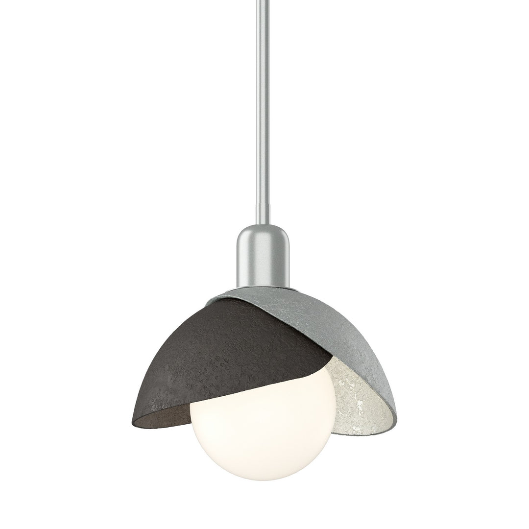 Brooklyn One Light Pendant in Vintage Platinum - available from The Lighting Shoppe, trusted by Canadian homeowners