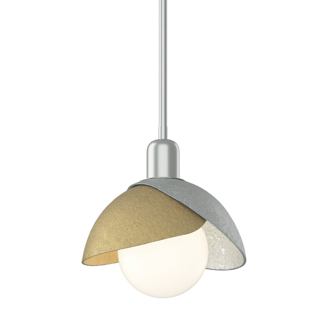 Brooklyn One Light Pendant in Vintage Platinum - available from The Lighting Shoppe, trusted by Canadian homeowners