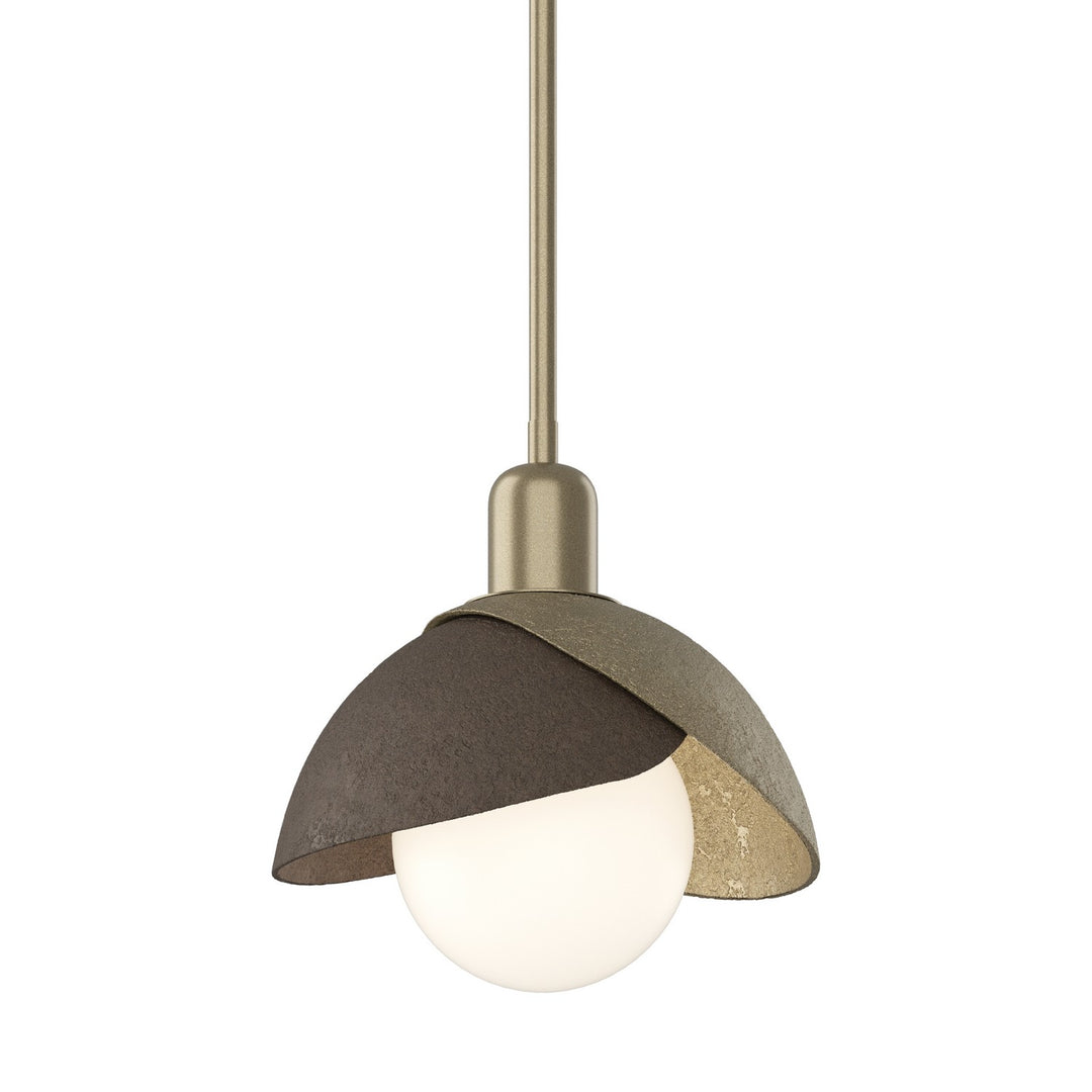 Brooklyn One Light Pendant in Soft Gold - available from The Lighting Shoppe, trusted by Canadian homeowners