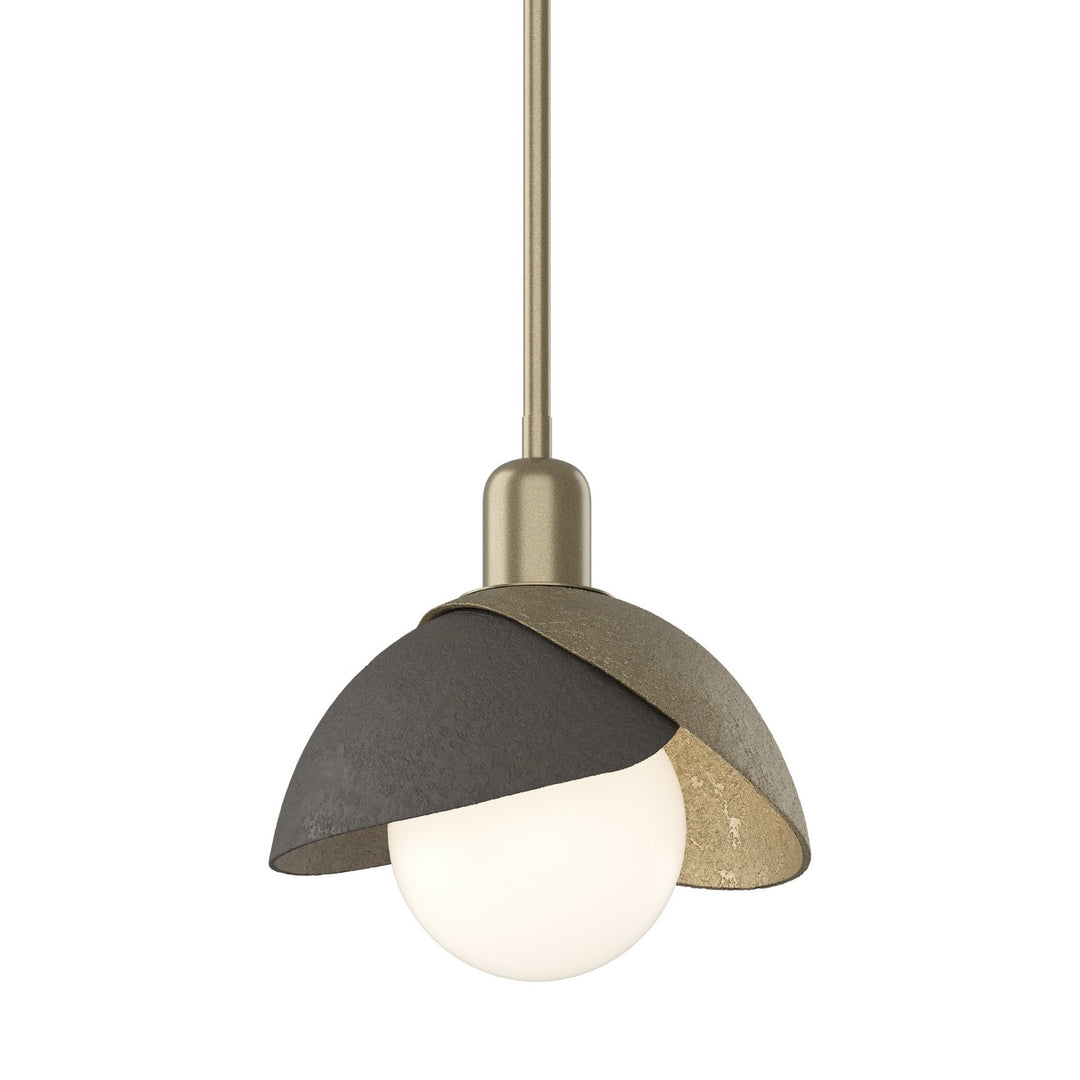 Brooklyn One Light Pendant in Soft Gold - available from The Lighting Shoppe, trusted by Canadian homeowners