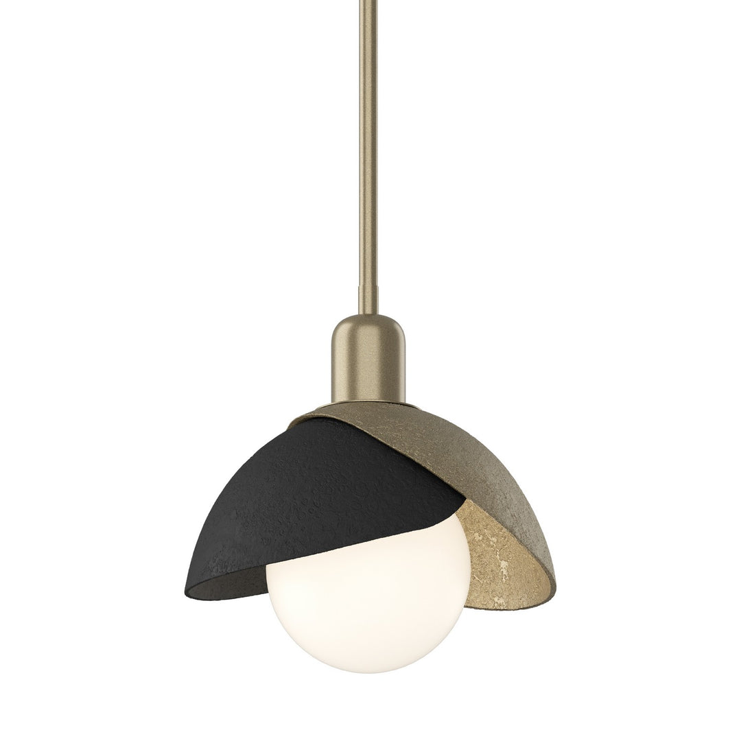 Brooklyn One Light Pendant in Soft Gold - available from The Lighting Shoppe, trusted by Canadian homeowners