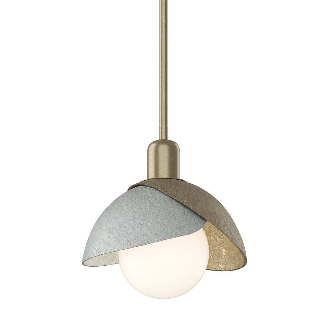 Brooklyn One Light Pendant in Soft Gold - available from The Lighting Shoppe, trusted by Canadian homeowners