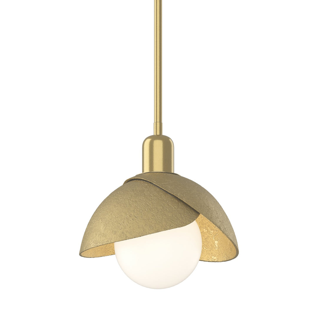 Brooklyn One Light Pendant in Modern Brass - available from The Lighting Shoppe, trusted by Canadian homeowners