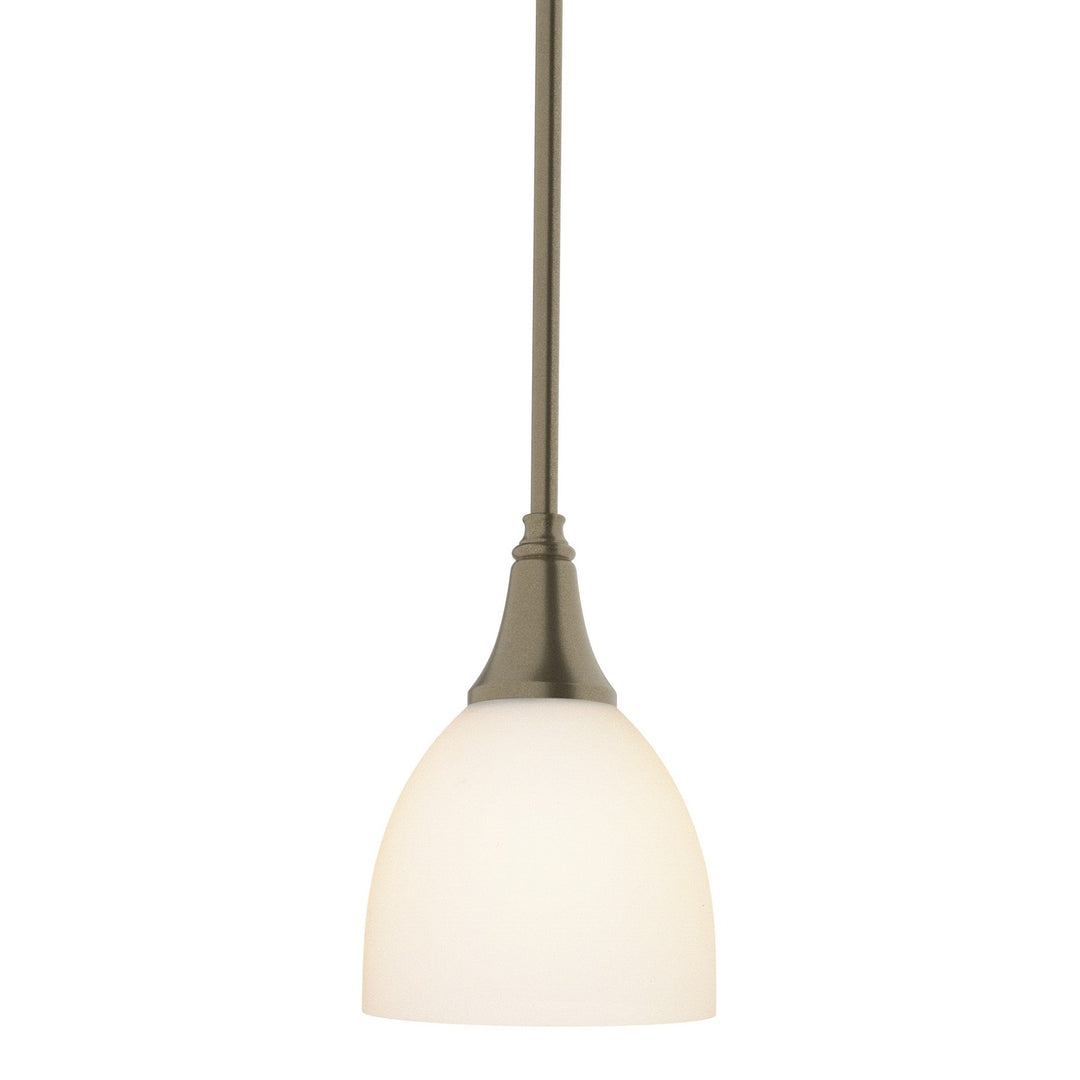 Trumpet One Light Mini Pendant in Soft Gold - available from The Lighting Shoppe, trusted by Canadian homeowners