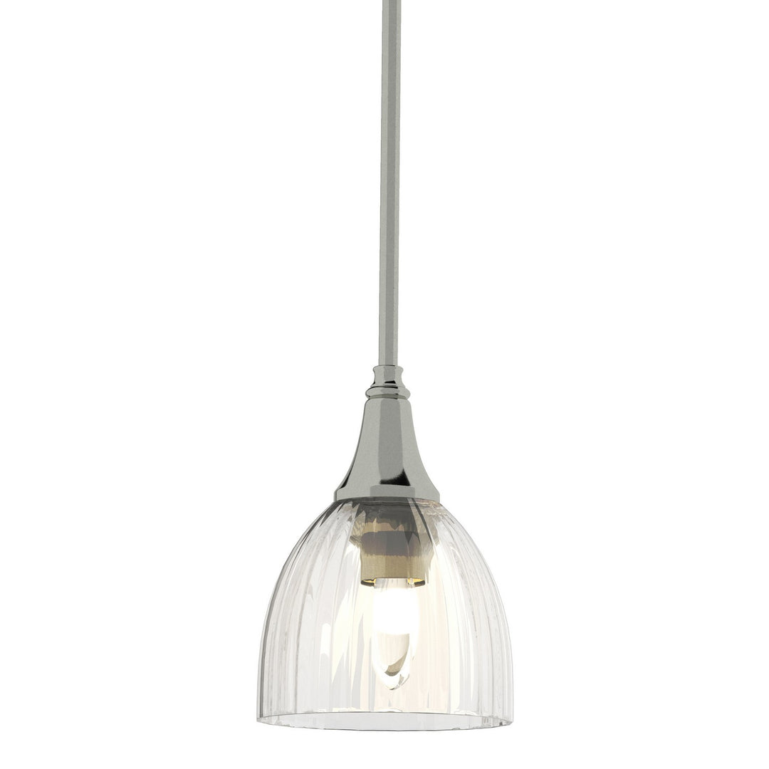 Trumpet One Light Mini Pendant in Sterling - available from The Lighting Shoppe, trusted by Canadian homeowners