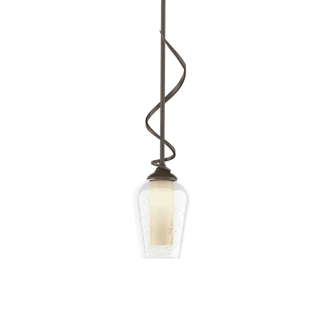 Flora One Light Mini Pendant in Bronze - available from The Lighting Shoppe, trusted by Canadian homeowners