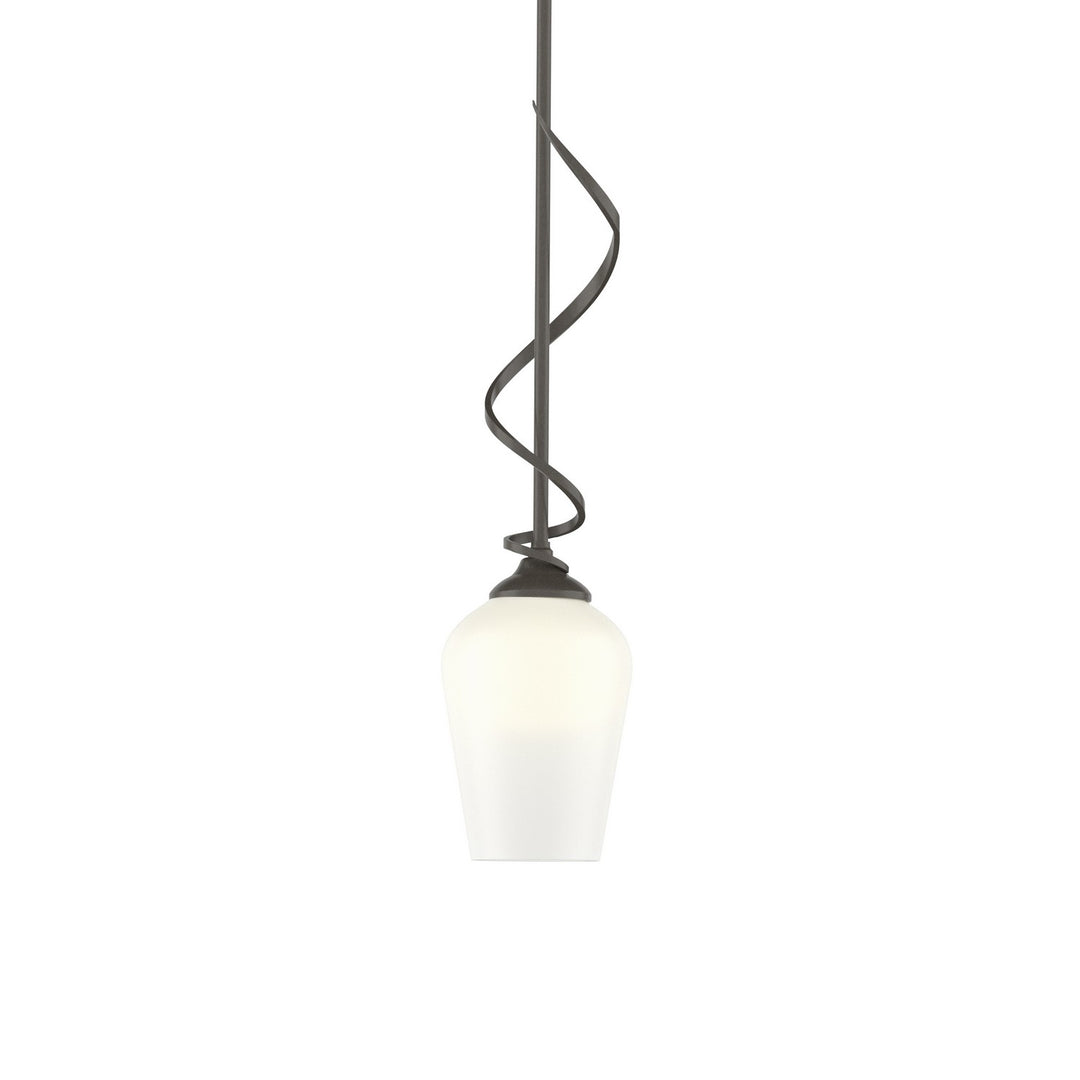 Flora One Light Mini Pendant in Dark Smoke - available from The Lighting Shoppe, trusted by Canadian homeowners