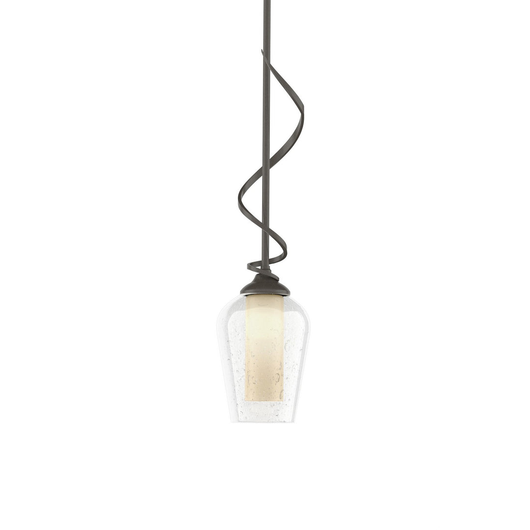 Flora One Light Mini Pendant in Dark Smoke - available from The Lighting Shoppe, trusted by Canadian homeowners