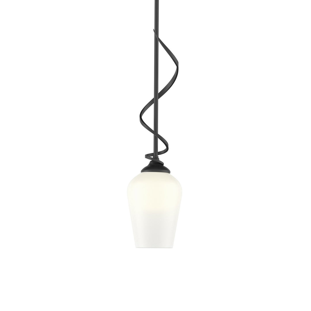 Flora One Light Mini Pendant in Black - available from The Lighting Shoppe, trusted by Canadian homeowners