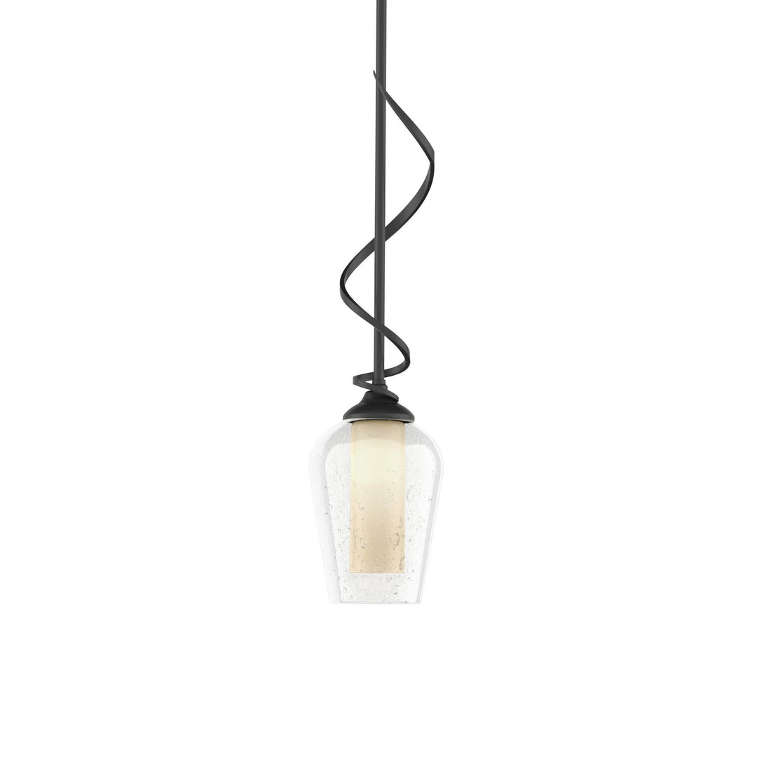 Flora One Light Mini Pendant in Black - available from The Lighting Shoppe, trusted by Canadian homeowners