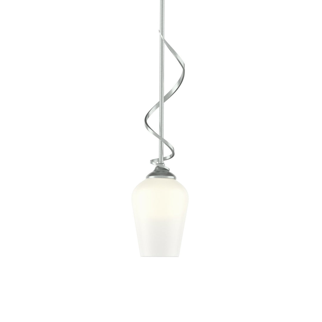 Flora One Light Mini Pendant in Vintage Platinum - available from The Lighting Shoppe, trusted by Canadian homeowners