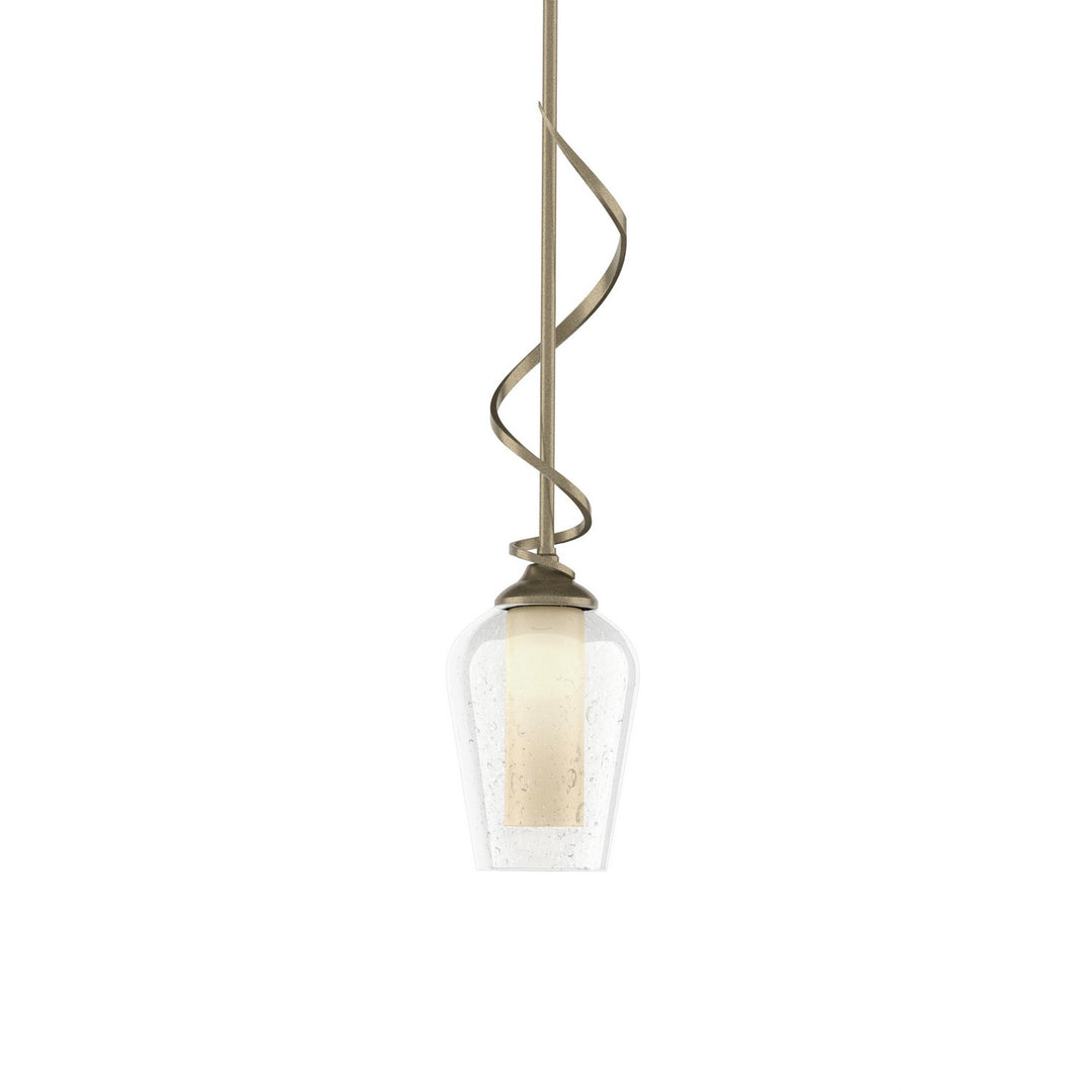 Flora One Light Mini Pendant in Soft Gold - available from The Lighting Shoppe, trusted by Canadian homeowners