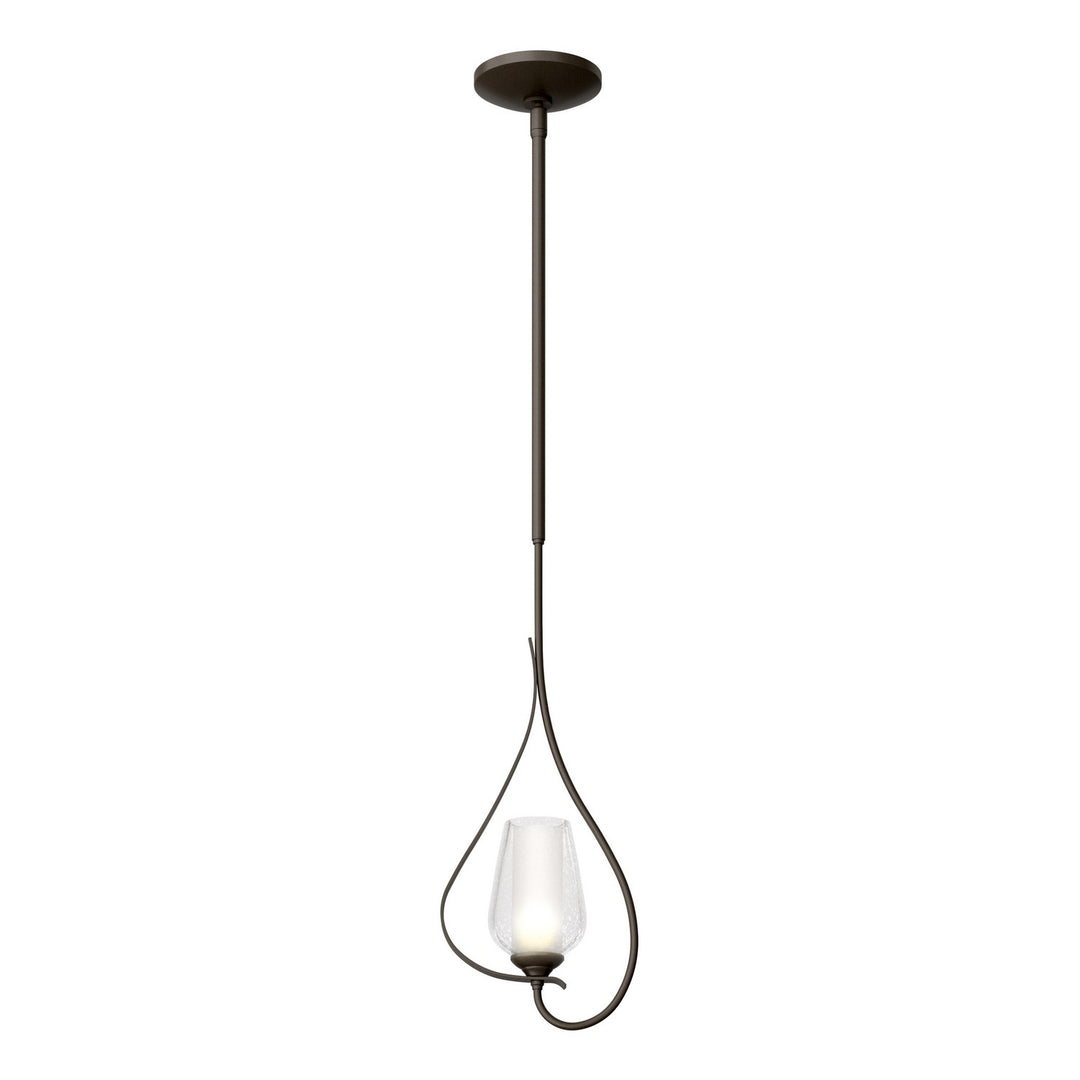 Flora One Light Mini Pendant in Dark Smoke - available from The Lighting Shoppe, trusted by Canadian homeowners