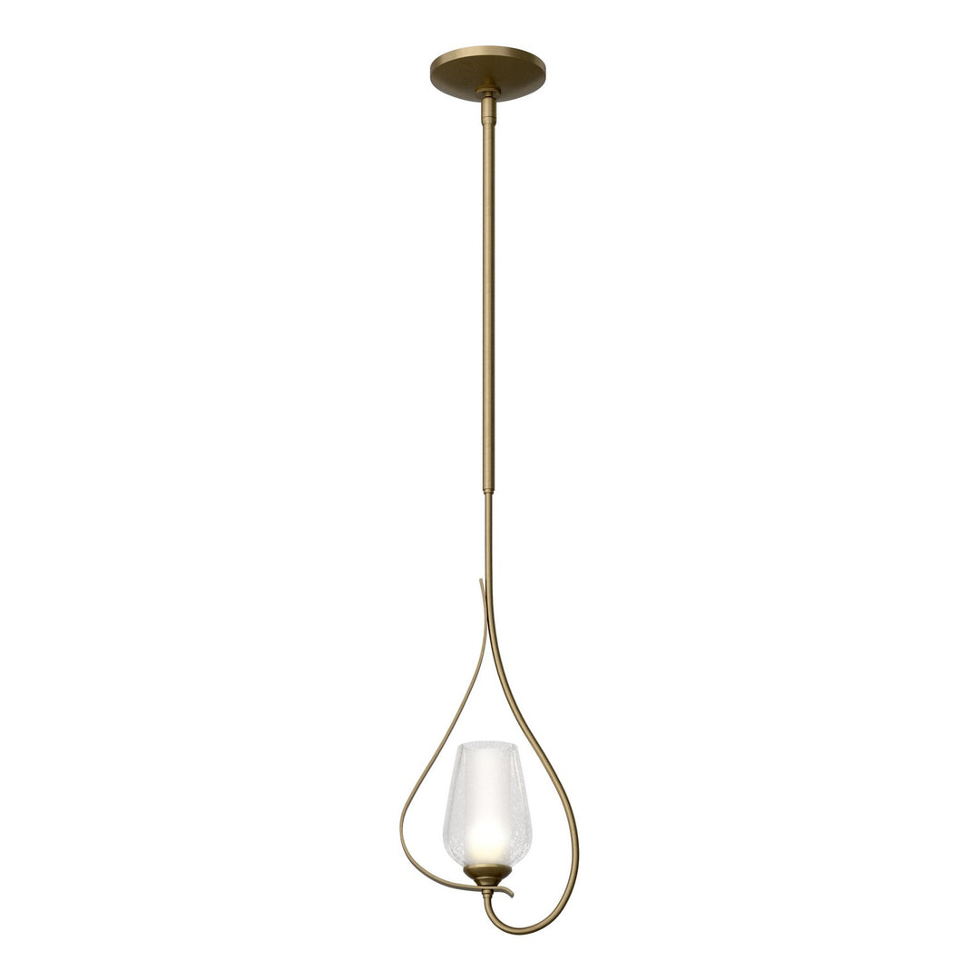 Flora One Light Mini Pendant in Soft Gold - available from The Lighting Shoppe, trusted by Canadian homeowners