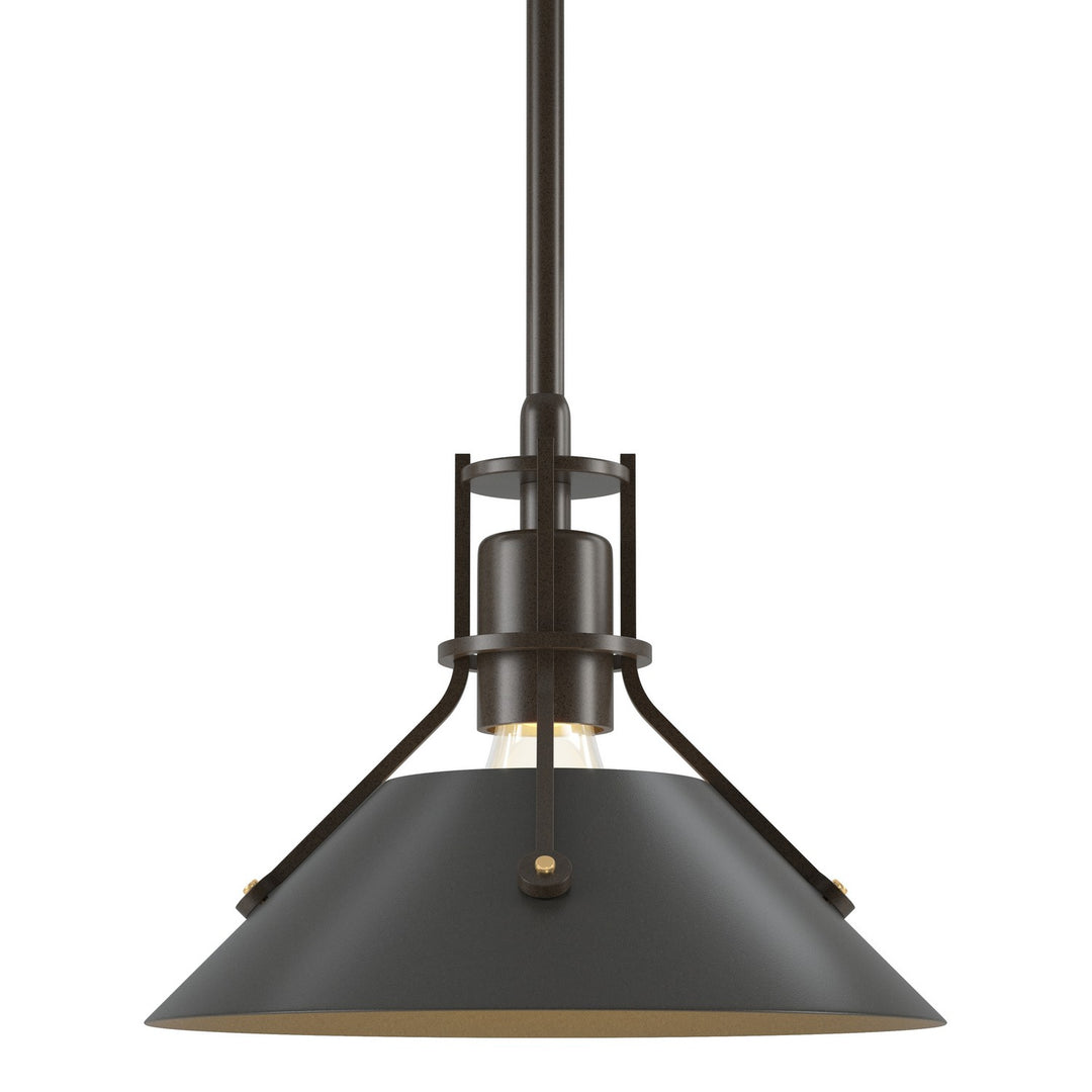 Henry One Light Mini Pendant in Bronze - available from The Lighting Shoppe, trusted by Canadian homeowners