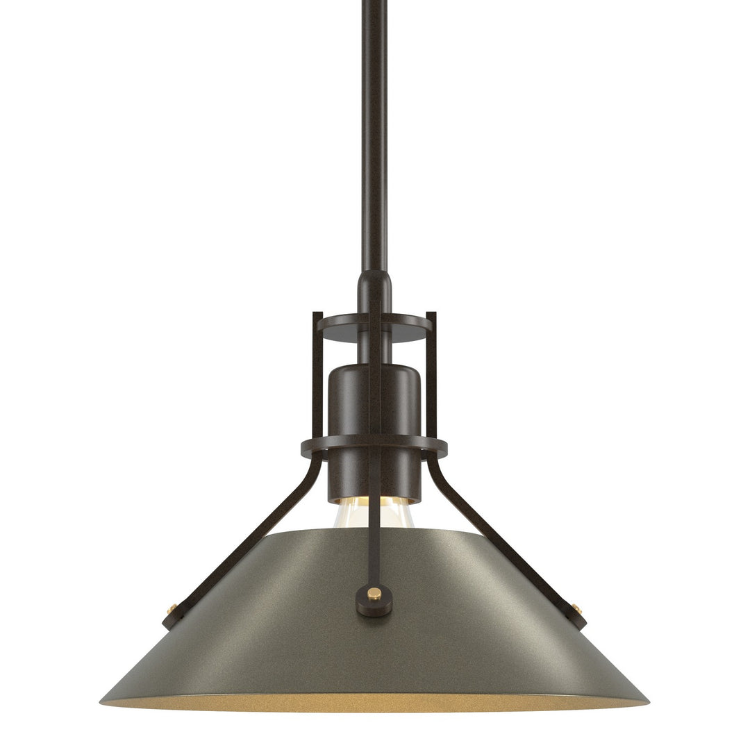 Henry One Light Mini Pendant in Bronze - available from The Lighting Shoppe, trusted by Canadian homeowners