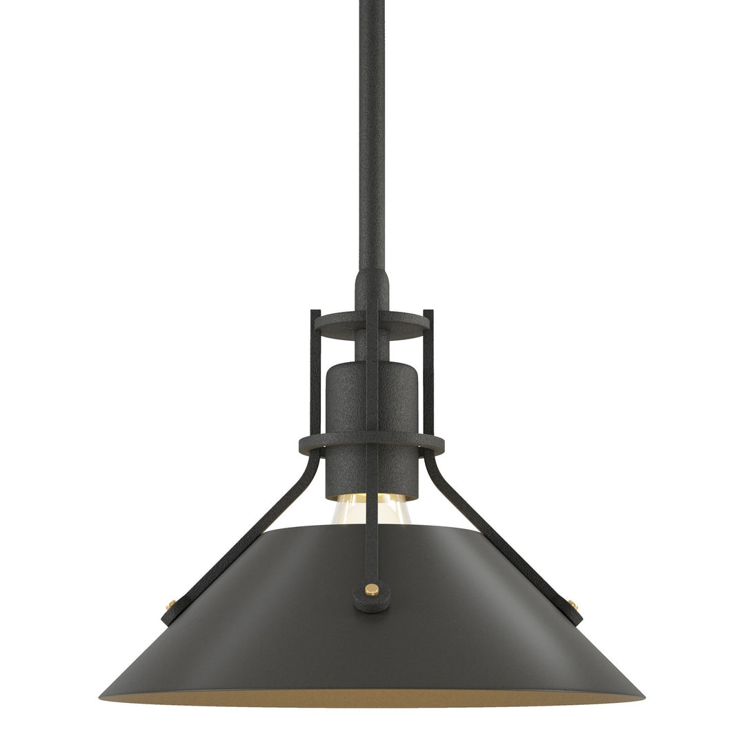 Henry One Light Mini Pendant in Natural Iron - available from The Lighting Shoppe, trusted by Canadian homeowners
