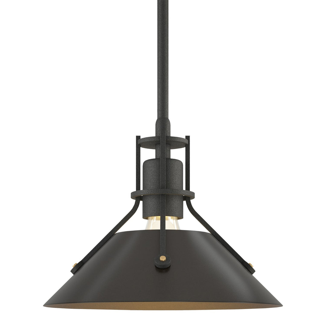 Henry One Light Mini Pendant in Natural Iron - available from The Lighting Shoppe, trusted by Canadian homeowners