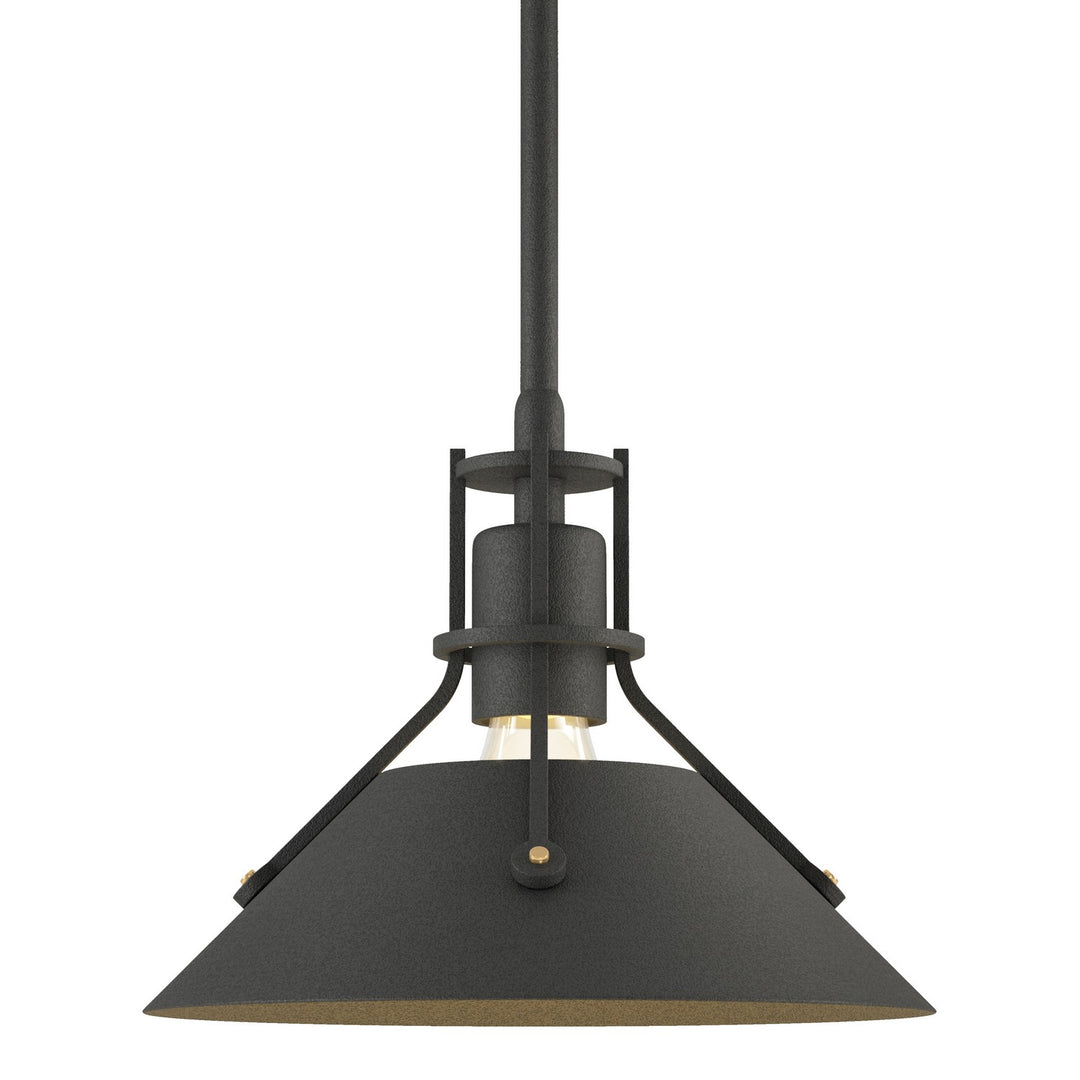 Henry One Light Mini Pendant in Natural Iron - available from The Lighting Shoppe, trusted by Canadian homeowners