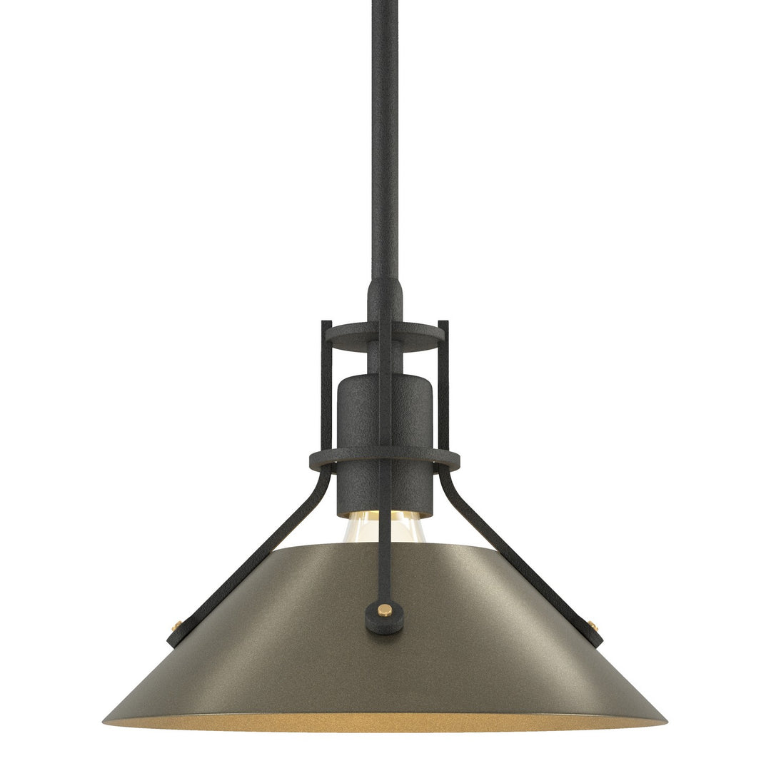 Henry One Light Mini Pendant in Natural Iron - available from The Lighting Shoppe, trusted by Canadian homeowners