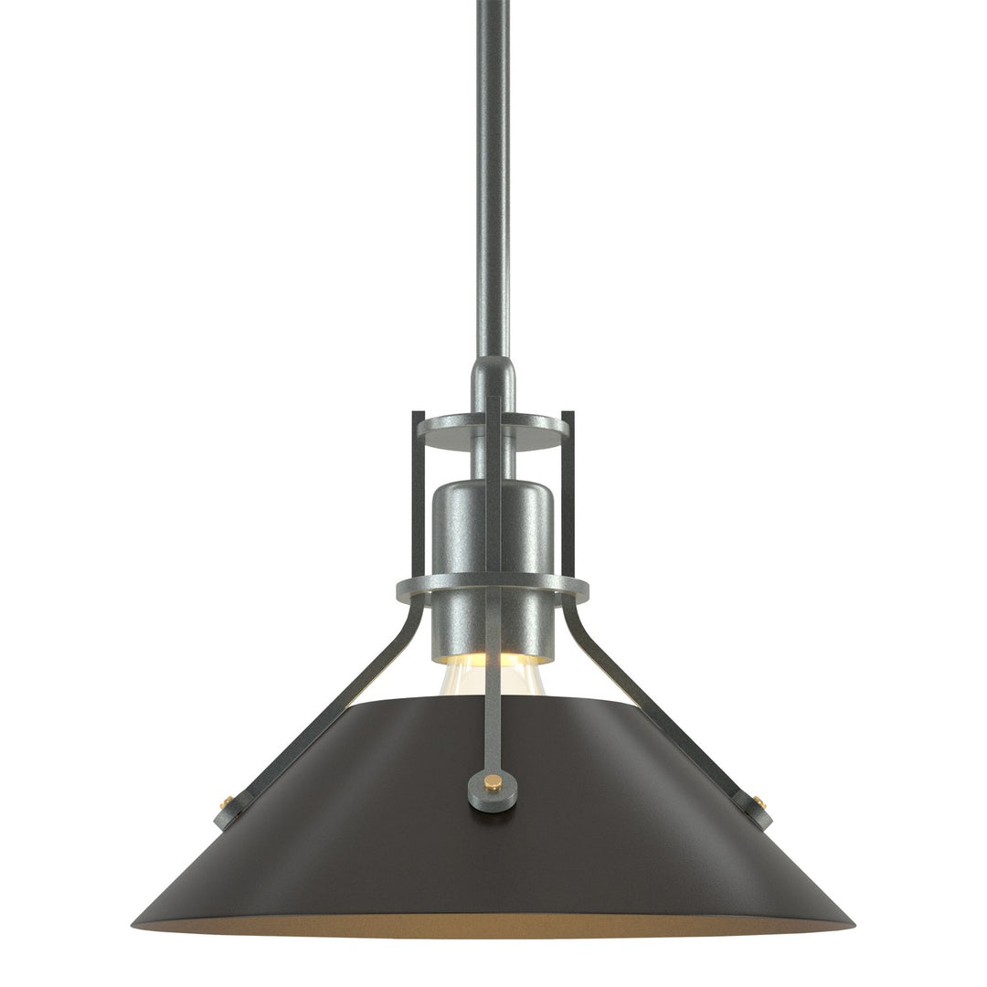 Henry One Light Mini Pendant in Vintage Platinum - available from The Lighting Shoppe, trusted by Canadian homeowners