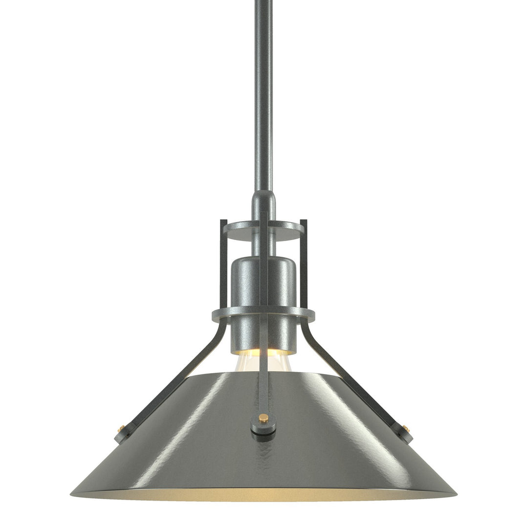 Henry One Light Mini Pendant in Vintage Platinum - available from The Lighting Shoppe, trusted by Canadian homeowners