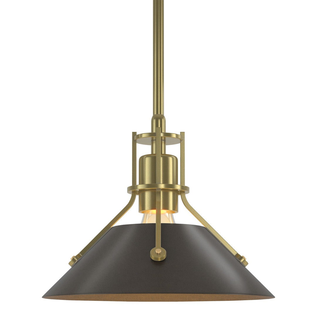 Henry One Light Mini Pendant in Modern Brass - available from The Lighting Shoppe, trusted by Canadian homeowners